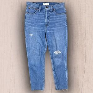 Madewell Blue Straight Leg Jeans